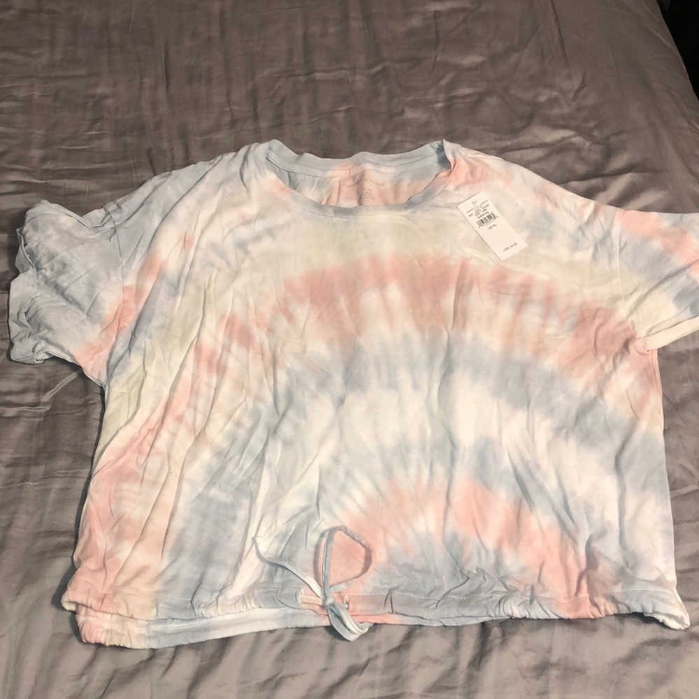 Cropped Tie Dye T-shirt
